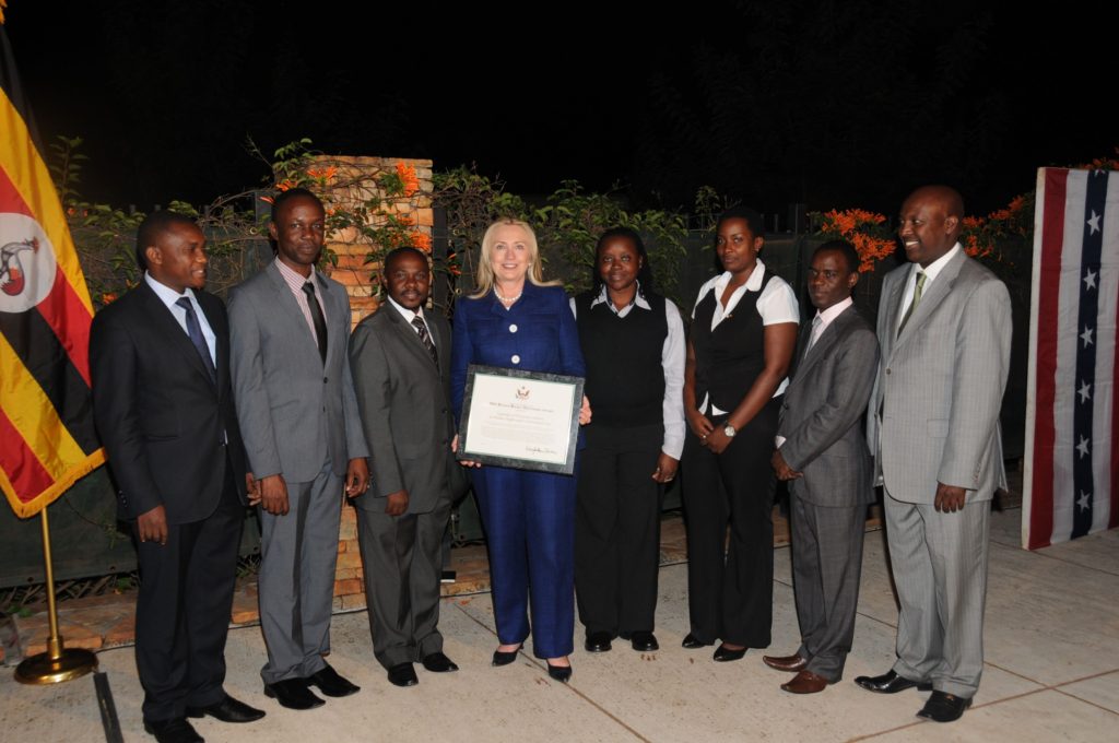 Remarks of US Secretary of State at Presentation of Human Rights Defenders Award to the Uganda Civil Society Coalition on Human Rights and Constitutional Law