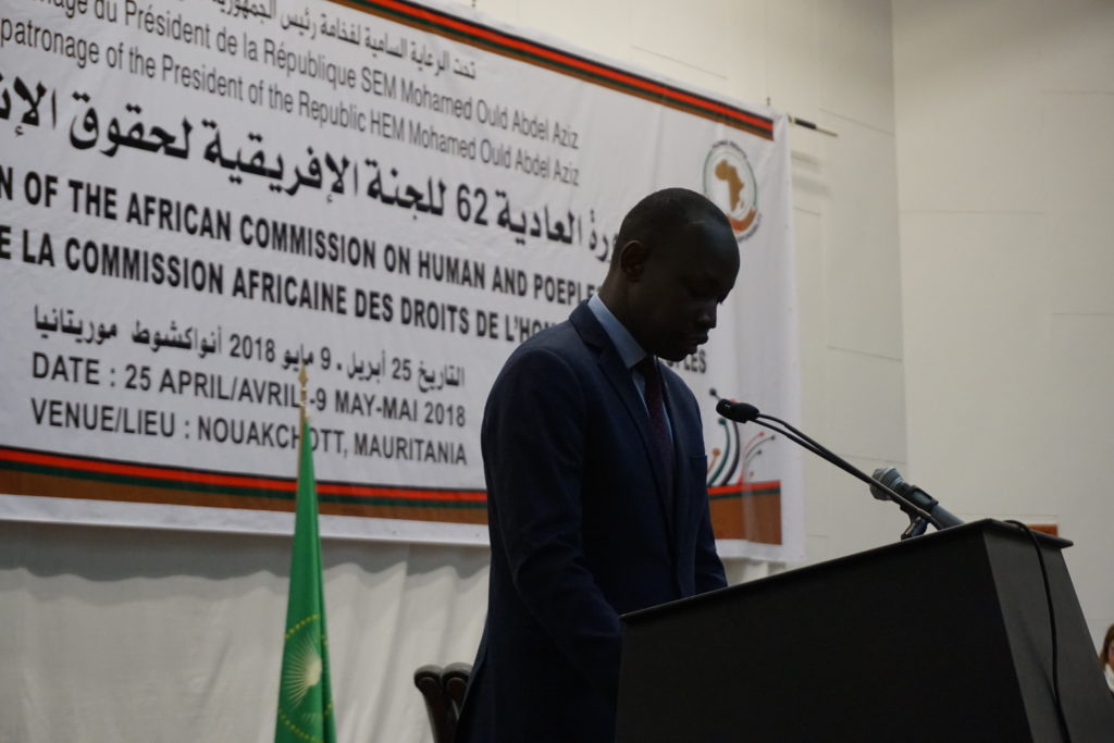 ACHPR62: The human rights situation in Africa (October 2017 &#8211; April 2018)