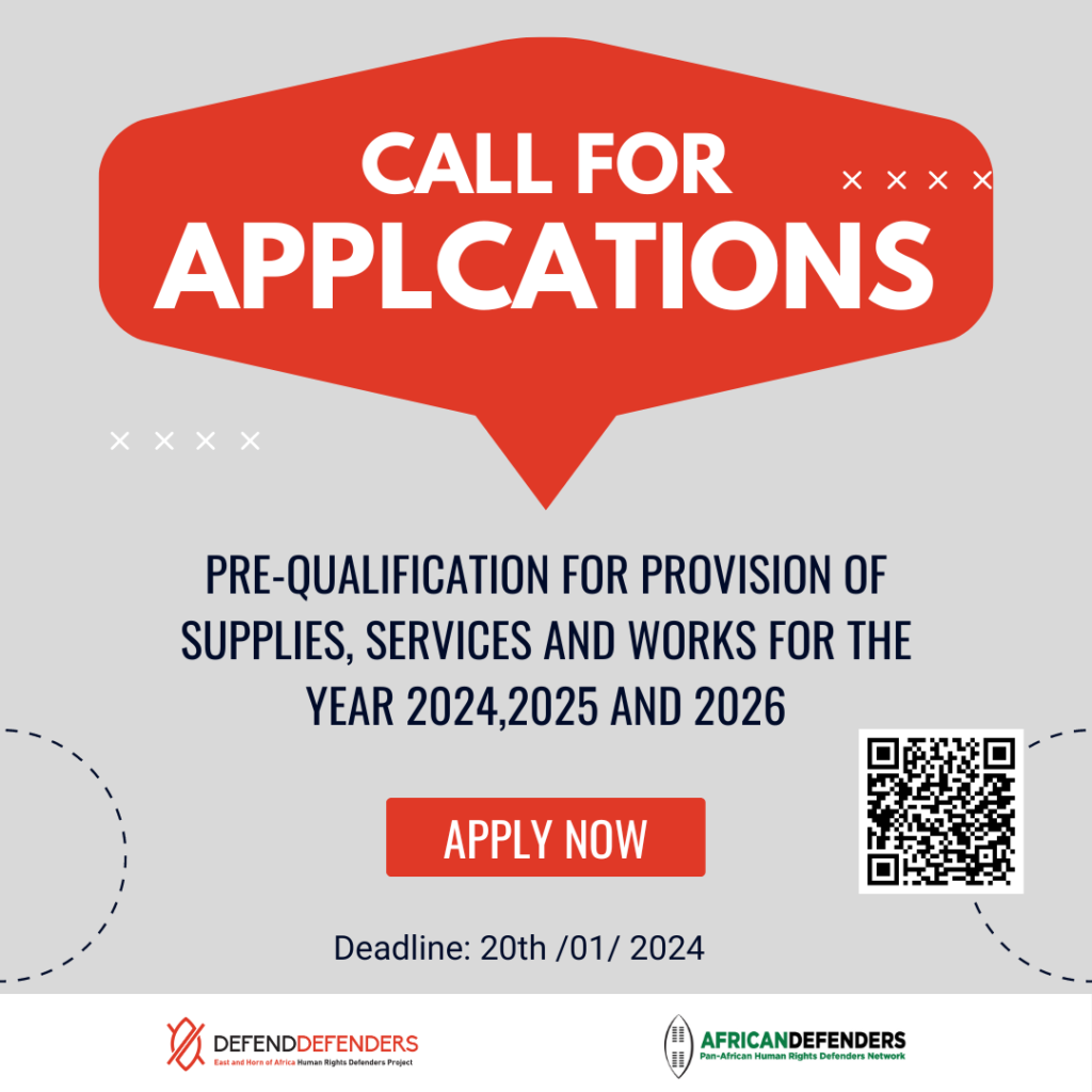 Pre-Qualification for Provision of Supplies, Services and Works for the year 2024,2025 and 2026