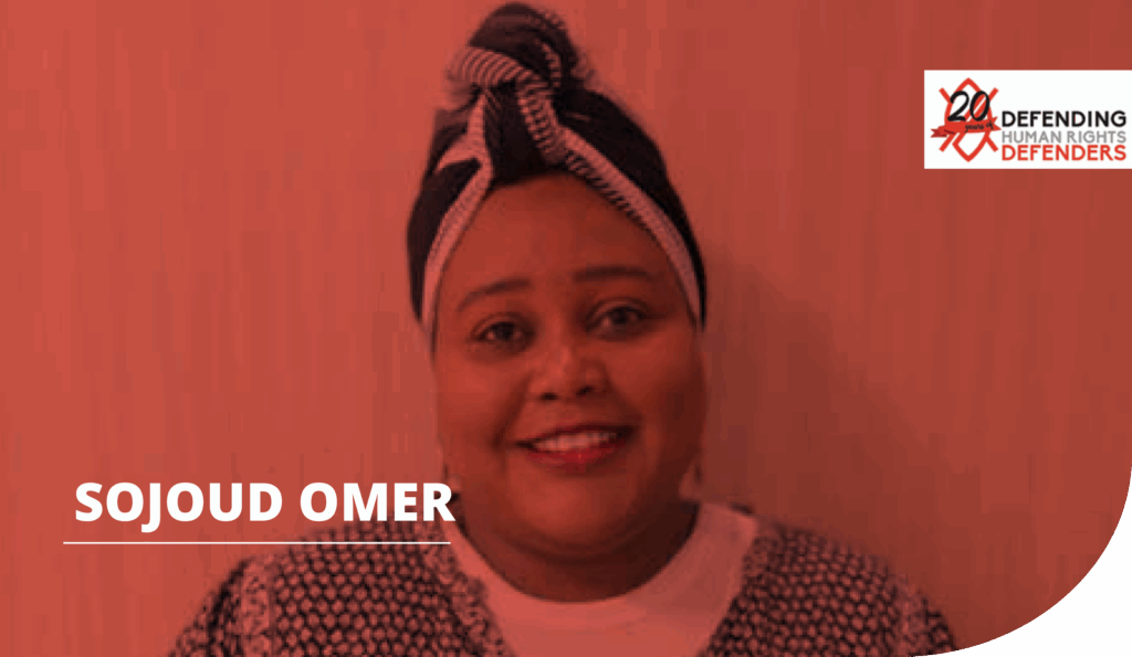 SOJOUD OMER AHMED ELGARRAI: “How his father’s ordeal made him more determined and committed to the cause.”